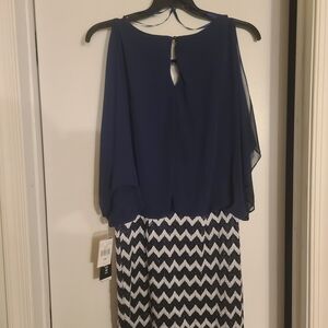 Perceptions Navy Dress